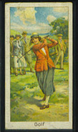 1925 Turf Cigarettes Golf Miss D Chambers